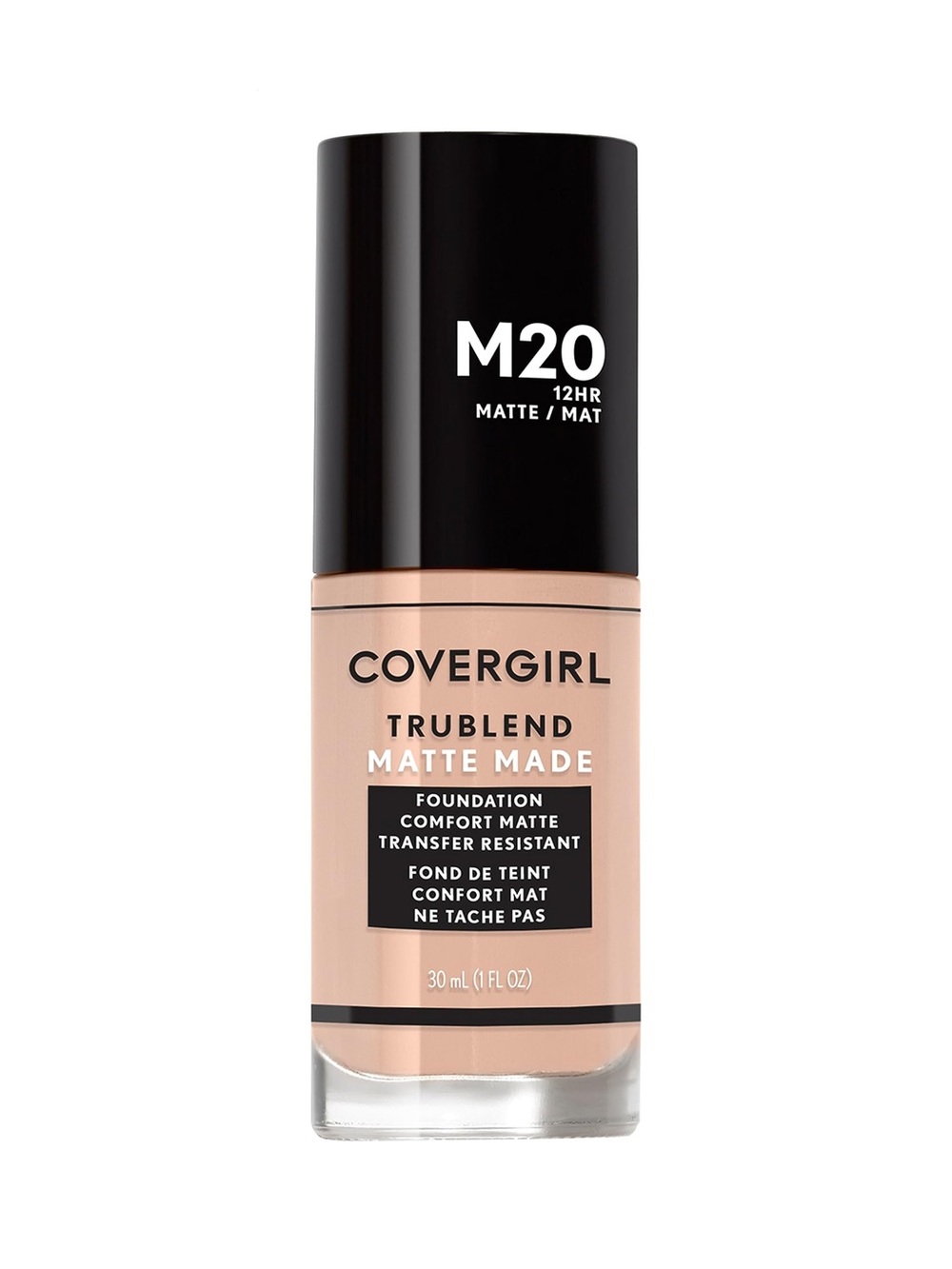 COVERGIRL TruBlend Matte Made Liquid Foundation, Warm Beige M20